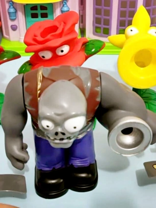 小九玩具植物大战僵尸之全军出击保护戴夫系列玩具